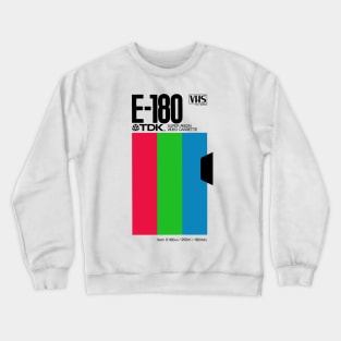 Retro VHS Tape Crewneck Sweatshirt